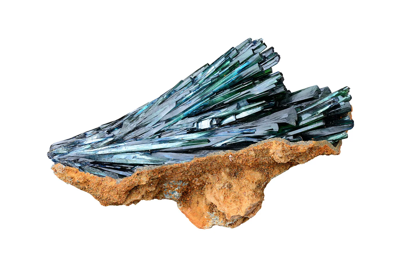 Vivianite, a rare blue pigment